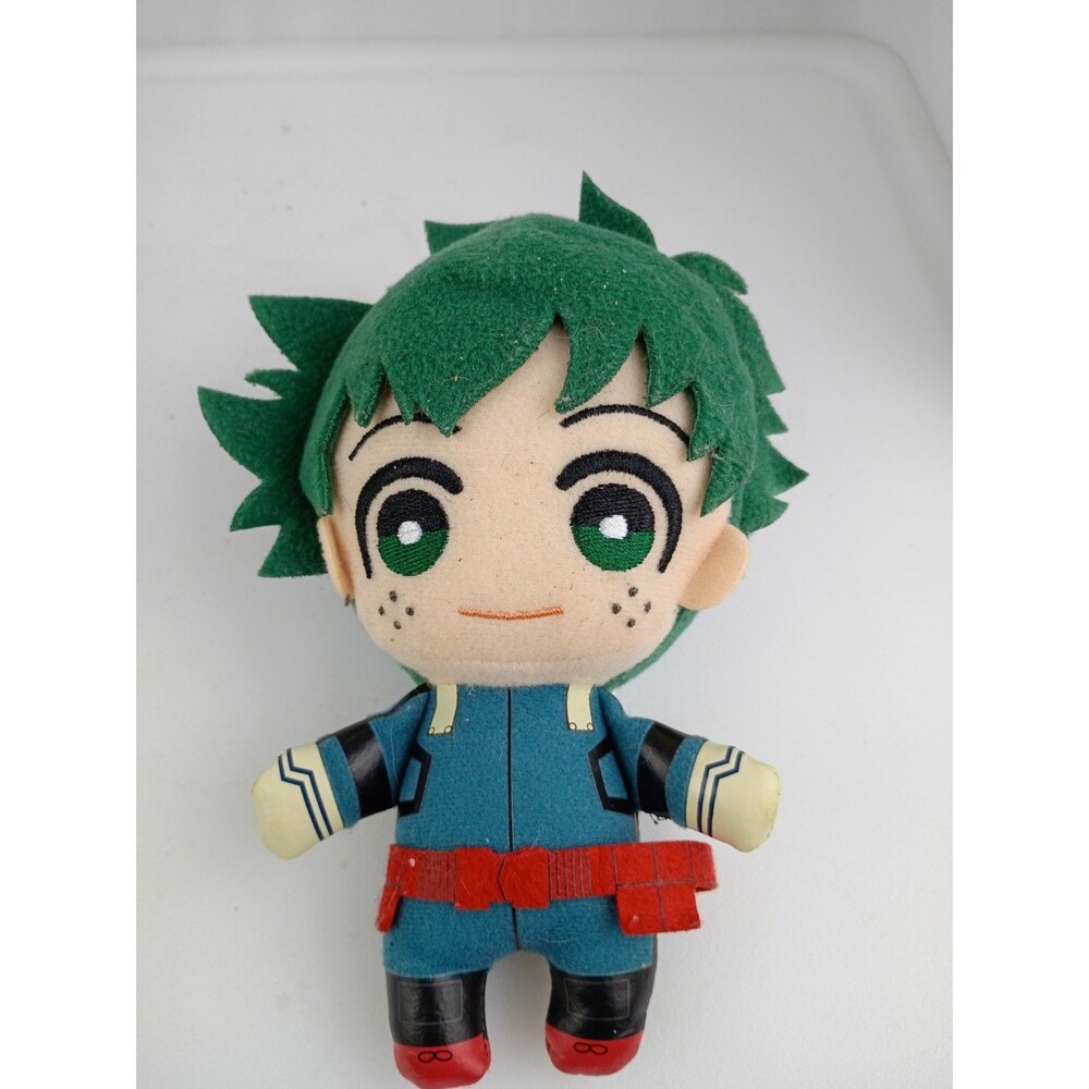 7"  My Hero Academia Anime Izuku Midoriya Plush Dangler keychain